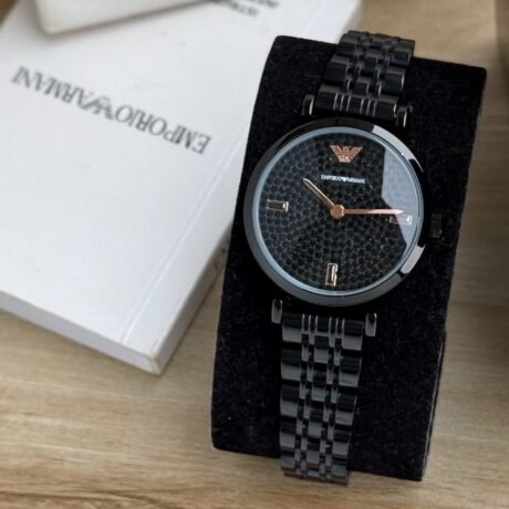 Emporio Armani Gianni T-Bar Stainless Steel Watch for Women Under 3000