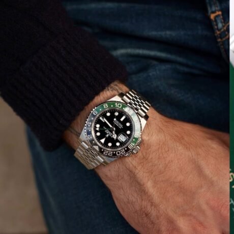 Premium Quality Rolex GMT-Master Silver Watch for Men Under 5000