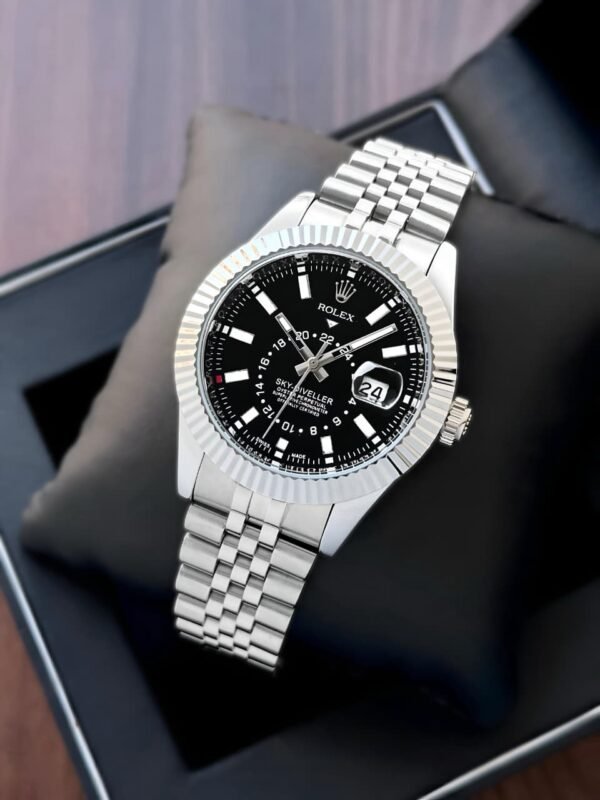 Rolex Sky-Dweller Silver Watch for Men Under 5000 | Luxury Style