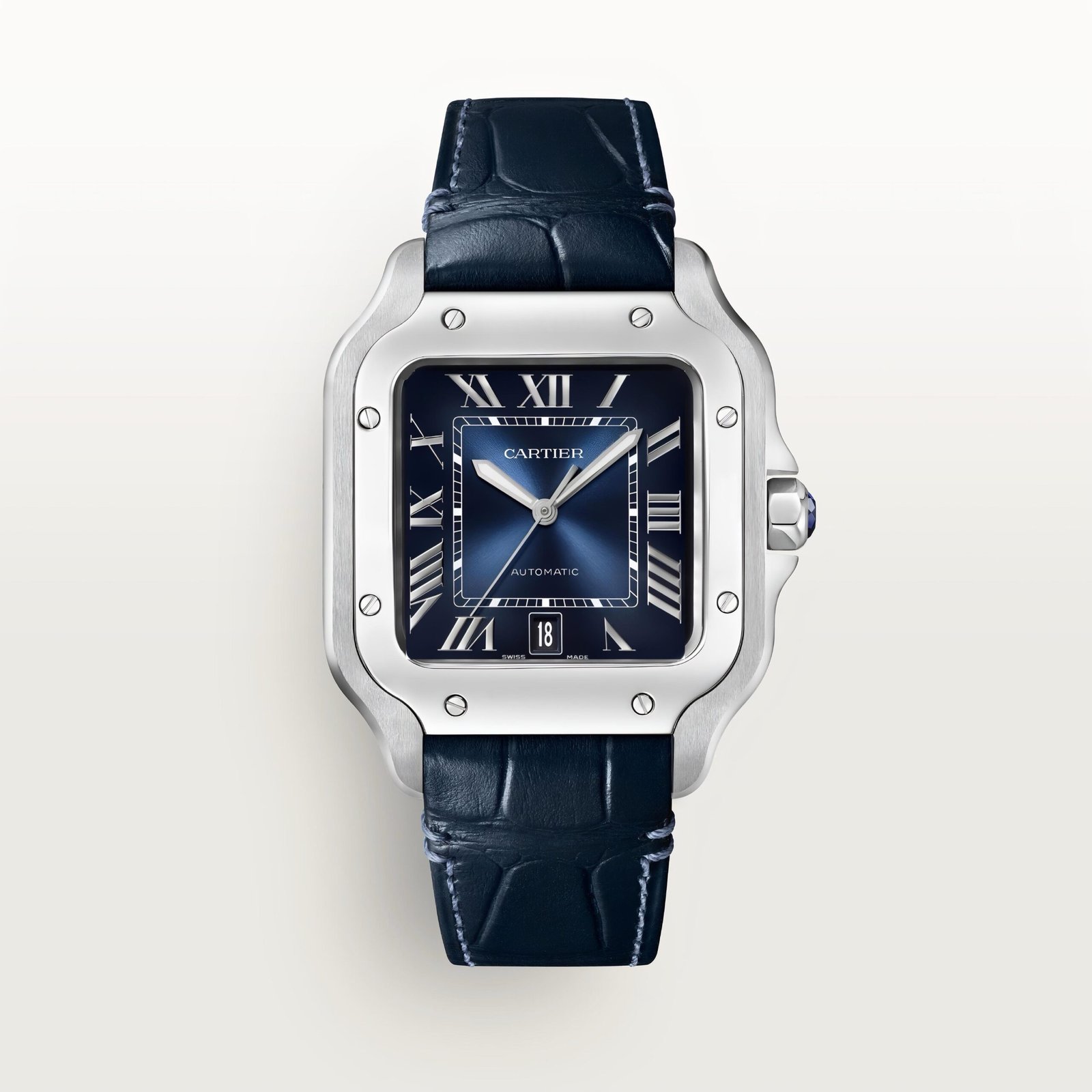 Santos De Cartier Blue For Mens