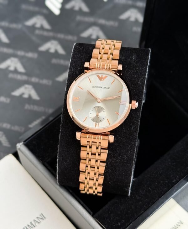 Best Quality Emporio Armani Rose Gold Watch for Women Under 3000
