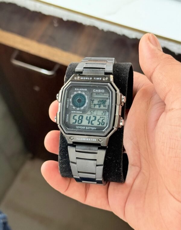 Casio Youth Watches Black Dial Men's Watch Under 3000