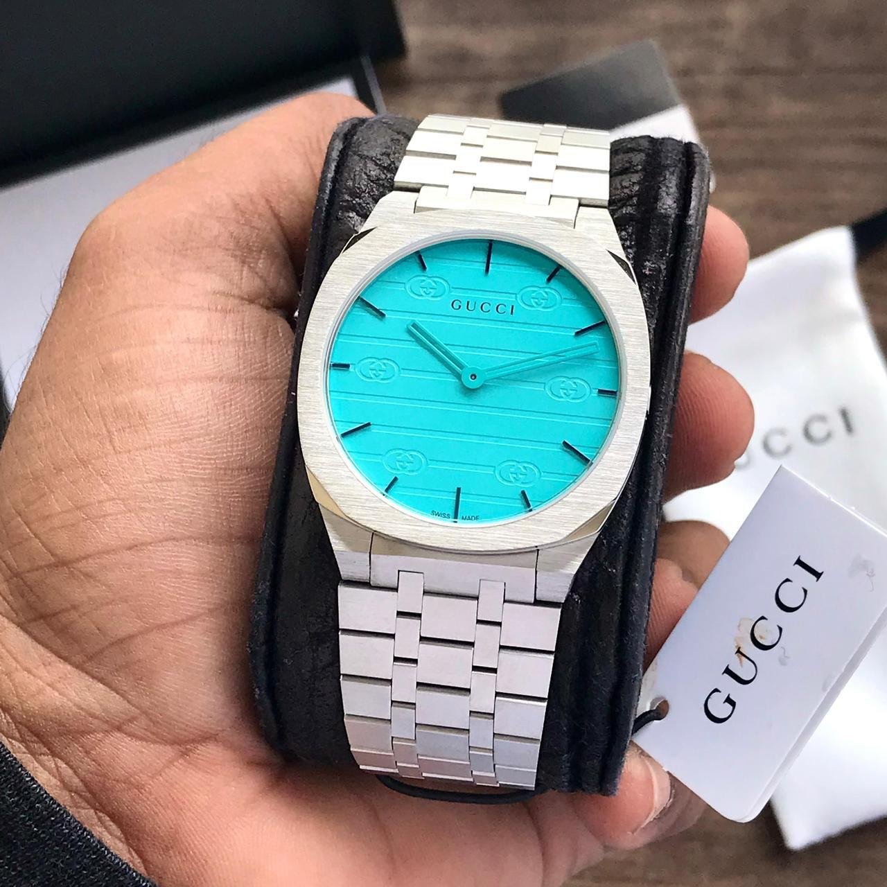 25H Men Gucci Watch First Copy