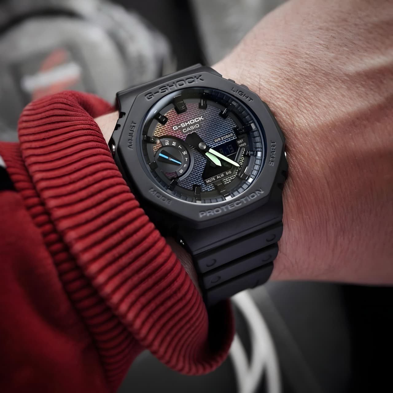 G Shock GA-2100RW-1A Black Watch