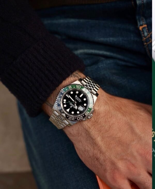 Premium Quality Rolex GMT-Master Silver Watch for Men Under 5000