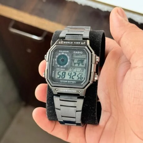 Casio Youth Watches Black Dial Men's Watch Under 3000